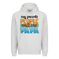 Dove Grey my favorite people call me papa Premium Hoodie - JahusDesignShop