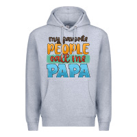 Heather Grey my favorite people call me papa Premium Hoodie - JahusDesignShop
