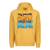 Mustard my favorite people call me papa Premium Hoodie - JahusDesignShop