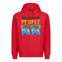 Red my favorite people call me papa Premium Hoodie - JahusDesignShop