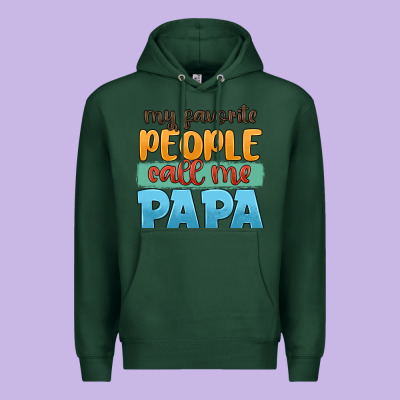 My Favorite People Call Me Papa Premium Hoodie Designed By Jahusdesignshop
