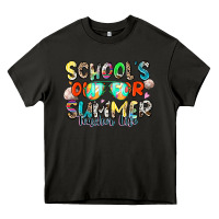 Asphalt school's out for summer teacher life Heavy Core Tee - Zillion Design Studio