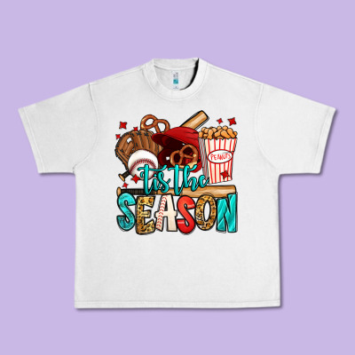 'tis The Season Baseball Game Urban Heavy Tee Designed By Jasminsmagicworld
