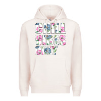 Pale Pink Chill Vibes Only Premium Hoodie - Bettercallsaul