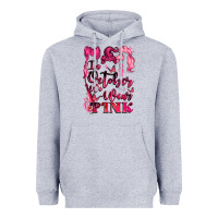 Heather Grey in october we wear pink Heavyweight Hoodie - LillyAllenDesigns