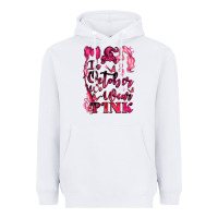 White in october we wear pink Heavyweight Hoodie - LillyAllenDesigns