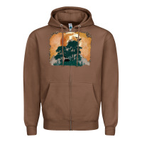 Chestnut wilderness leopard Zipper Hoodie - MaliasSmallBusiness