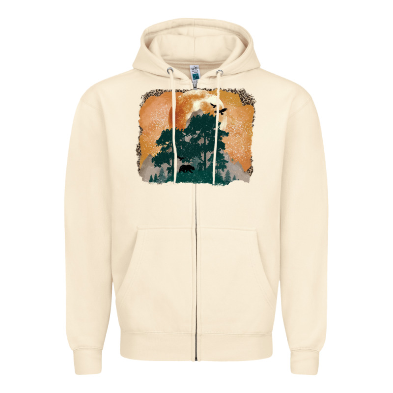 Wilderness Leopard Zipper Hoodie by MaliasSmallBusiness | Teevron