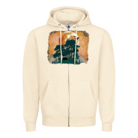 Sandshell wilderness leopard Zipper Hoodie - MaliasSmallBusiness