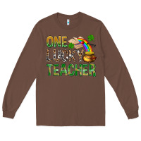 Chestnut one lucky teacher st patricks Long Sleeve Tee - NancyCooperArtShop