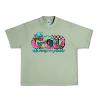 Oil Green with god all things are possible race Urban Heavy Tee - AdoDesignShop