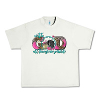 Pistachio with god all things are possible race Urban Heavy Tee - AdoDesignShop