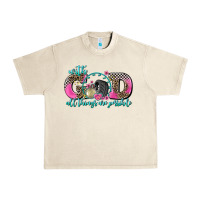 Sandshell with god all things are possible race Urban Heavy Tee - AdoDesignShop