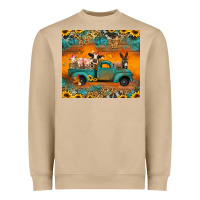 Farm Animals Truck Heavyweight Sweatshirt | Teevron