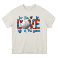 Cream for the love of the game hockey Heavy Core Tee - texasbilliewilder