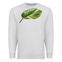 Dove Grey Golden Pothos Leaf Premium Sweatshirt - LillyAllenDesigns