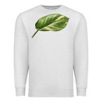 Oatmeal Heather Golden Pothos Leaf Premium Sweatshirt - LillyAllenDesigns