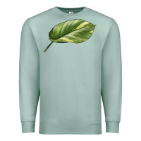 Seafoam Golden Pothos Leaf Premium Sweatshirt - LillyAllenDesigns