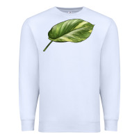 White Golden Pothos Leaf Premium Sweatshirt - LillyAllenDesigns