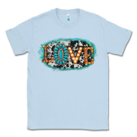 Dusty Blue love western Classic Tee - AdoDesignShop