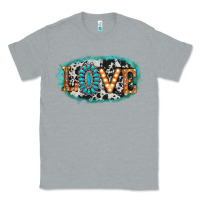 Heather Grey love western Classic Tee - AdoDesignShop
