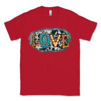 Red love western Classic Tee - AdoDesignShop