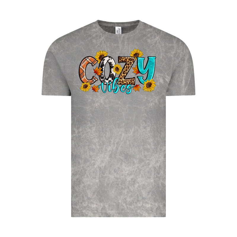 Cozy Vibes Fall Sunflowers Vintage Tee by Artiststas | Teevron