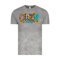 Cloud Rock Cozy Vibes Fall Sunflowers Vintage Tee - Artiststas