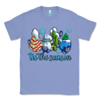 Colony Blue tis the season christmas tree  cake winter and snowman Classic Tee - AdoDesignShop