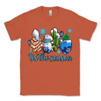 Copper tis the season christmas tree  cake winter and snowman Classic Tee - AdoDesignShop