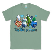 Sage tis the season christmas tree  cake winter and snowman Classic Tee - AdoDesignShop