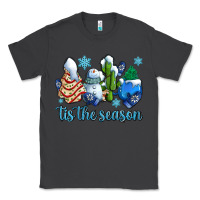Smoke tis the season christmas tree  cake winter and snowman Classic Tee - AdoDesignShop