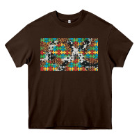 Chocolate Brown western autism  cup Heavy Core Tee - Artiststas