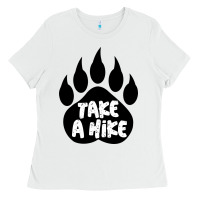 White take a hike Ladies Tee - Unal Design