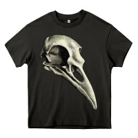 Asphalt Raven Skull Heavy Core Tee - RanaPortraitStore