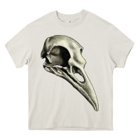 Raven Skull Heavy Core Tee | Teevron