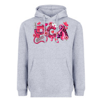 Heather Grey pca breast cancer patient care assistant Heavyweight Hoodie - LillyAllenDesigns