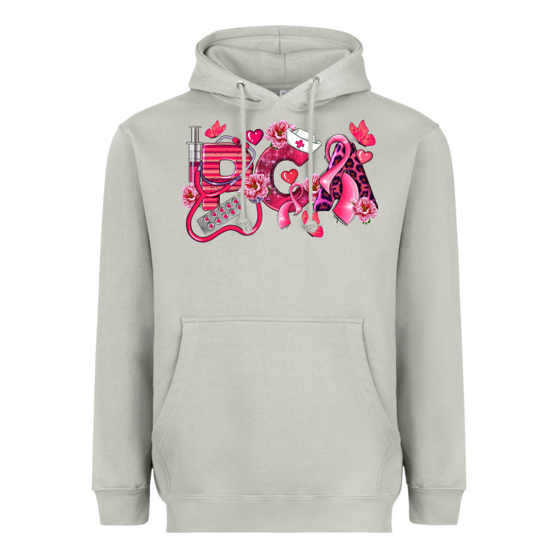 Pca Breast Cancer Patient Care Assistant Heavyweight Hoodie by LillyAllenDesigns | Teevron