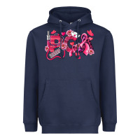 Navy pca breast cancer patient care assistant Heavyweight Hoodie - LillyAllenDesigns