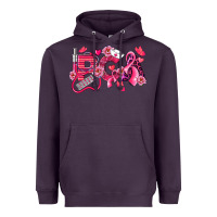 Plum pca breast cancer patient care assistant Heavyweight Hoodie - LillyAllenDesigns