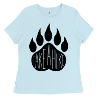 Baby Blue take a hike Ladies Tee - Unal Design