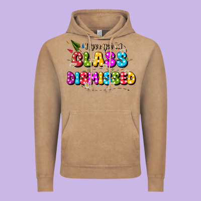 I Love You All Class Dismissed Vintage Hoodie Designed By Jahusdesignshop