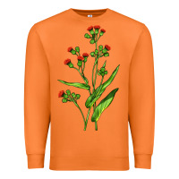 Carrot Tassel Flower Illustrations Premium Sweatshirt - LillyAllenDesigns