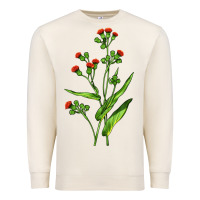 Sandshell Tassel Flower Illustrations Premium Sweatshirt - LillyAllenDesigns
