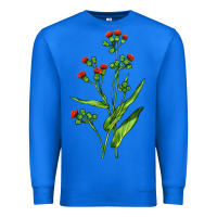 True Royal Tassel Flower Illustrations Premium Sweatshirt - LillyAllenDesigns