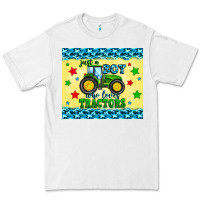 White just a boy who loves tractors Premium Tee - Zillion Design Studio