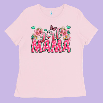 Girl Mama Ladies Tee Designed By Jahusdesignshop