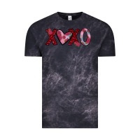 Cloud Black xoxo Vintage Tee - JahusDesignShop