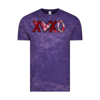 Cloud Purple xoxo Vintage Tee - JahusDesignShop
