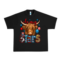 Black oh my stars 4th of july shaggy cow Urban Heavy Tee - Jasminsmagicworld